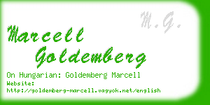 marcell goldemberg business card